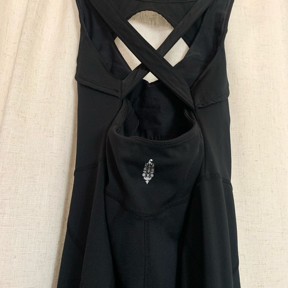 Free People Black Cutout Sleeveless Jumpsuit - Picture 4 of 6